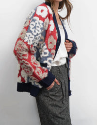 Greylin - Mina Floral Cardigan