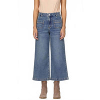 Dear John Denim - Audrey High Rise Wide Leg Crop Jeans