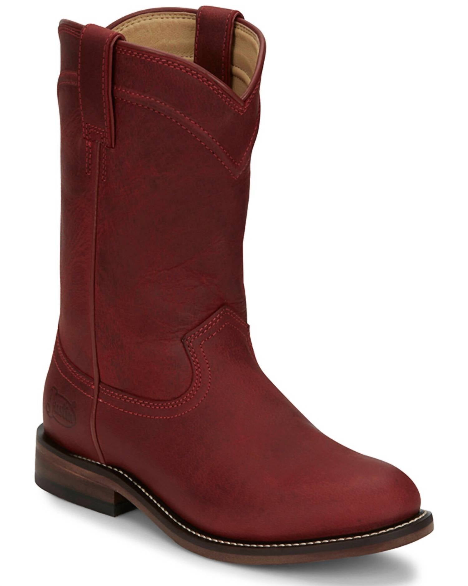 Justin - Women's Holland Round Toe Western Boots