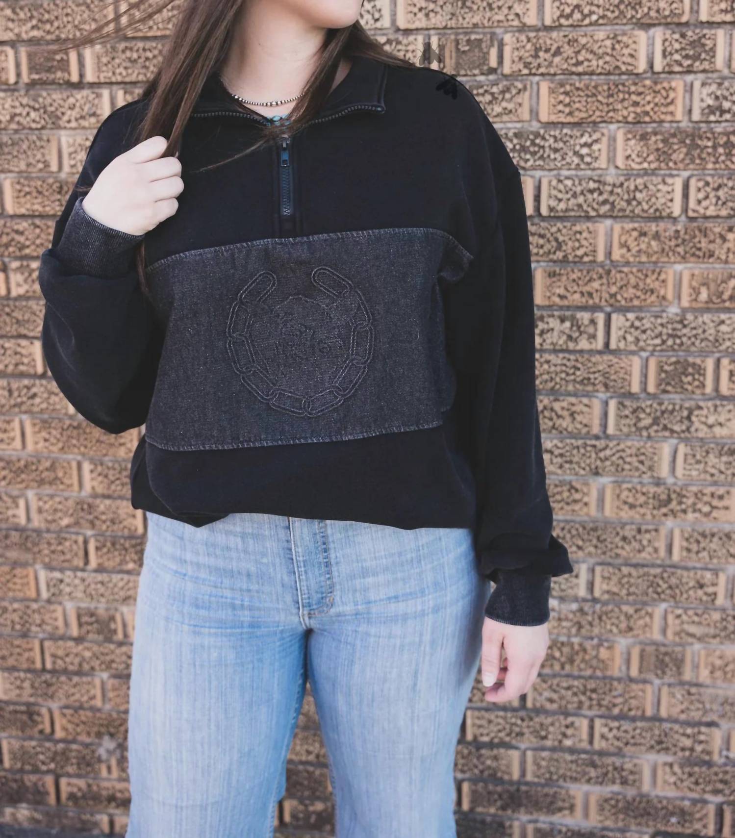 2Flyco - Double Take Pullover Sweatshirt