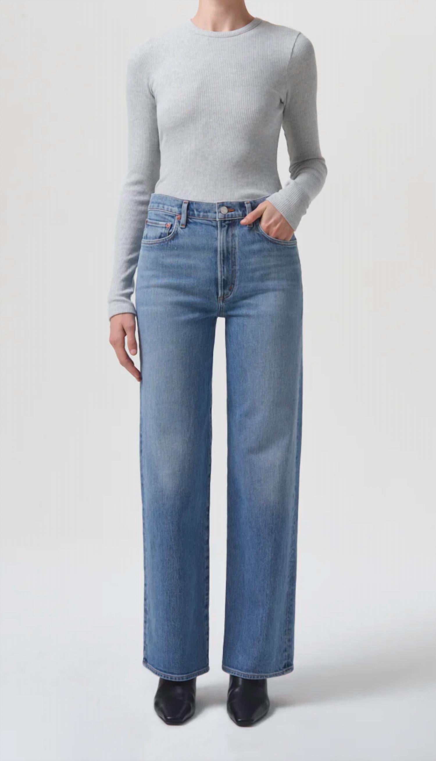 Agolde - Harper Relaxed Mid-rise Jeans