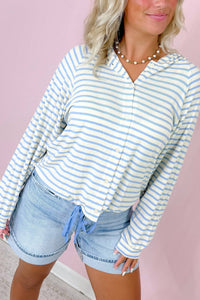 The Greii - After Sun Striped Hoodie