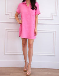 Day + Moon - Summer Love Cotton Gauze Shirt Dress