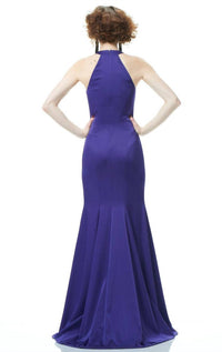 Theia - Satin Crepe Trumpet Gown