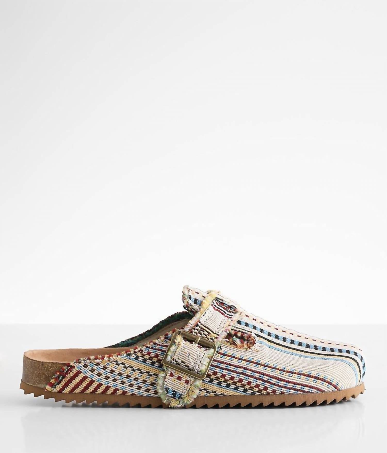 Very G - Women's Serape Basket Clog Shoes