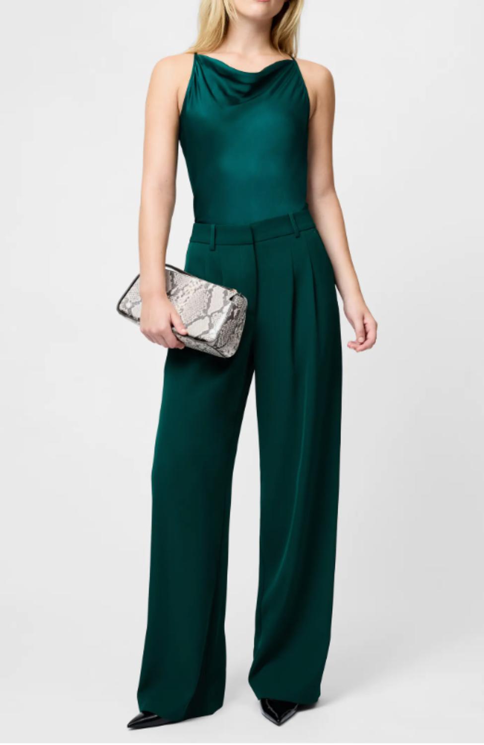 French Connection - Ennis Satin Cowl Neck Top