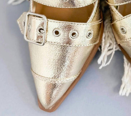 Soda - Women's Double Buckle Mule