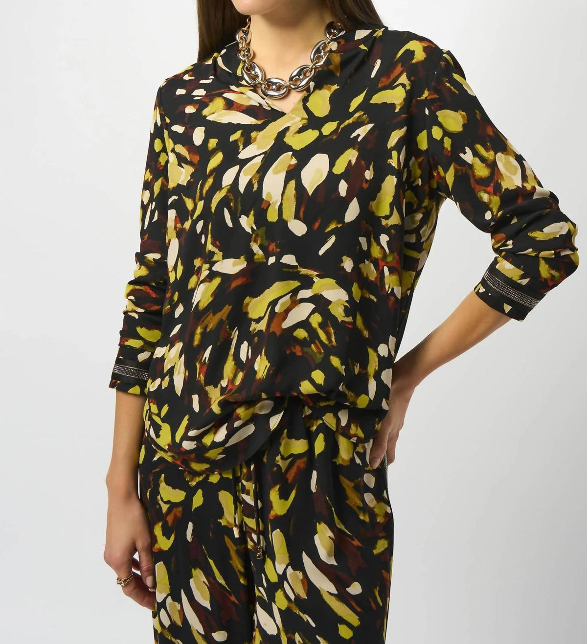 Joseph Ribkoff - Animal Print Long Sleeve Top