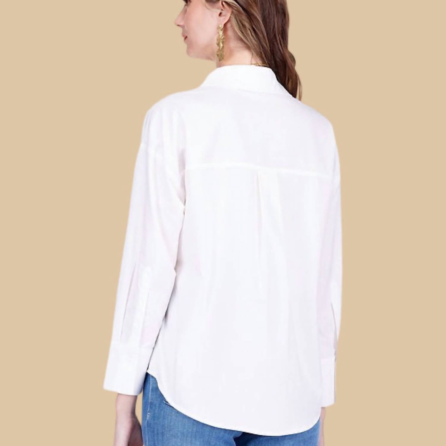 Jade - Split V-neck Collar Blouse