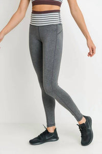 Mono B - Highwaist Stripes Full Legging