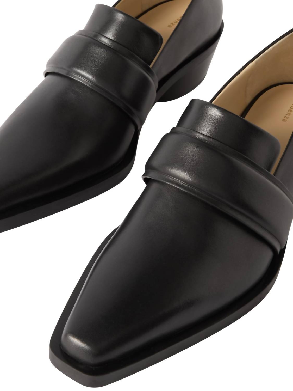 Proenza Schouler White Label - Women's Bronco Leather Loafers With Heel Strap