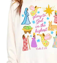 Poppy & Pine - Glory To God In The Highest Sweatshirt
