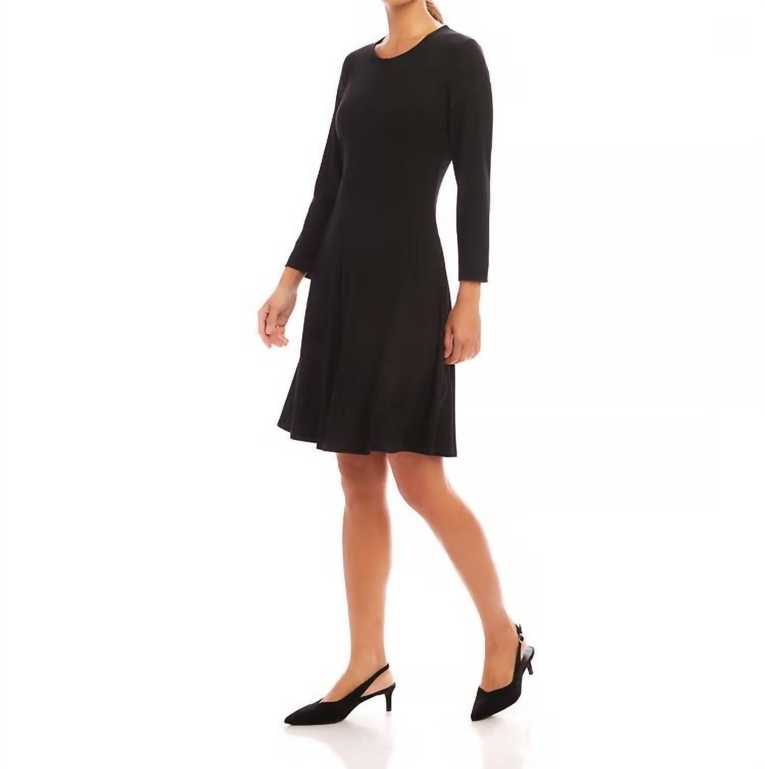 Karen Kane - 3/4 Sleeve Fit & Flare Dress
