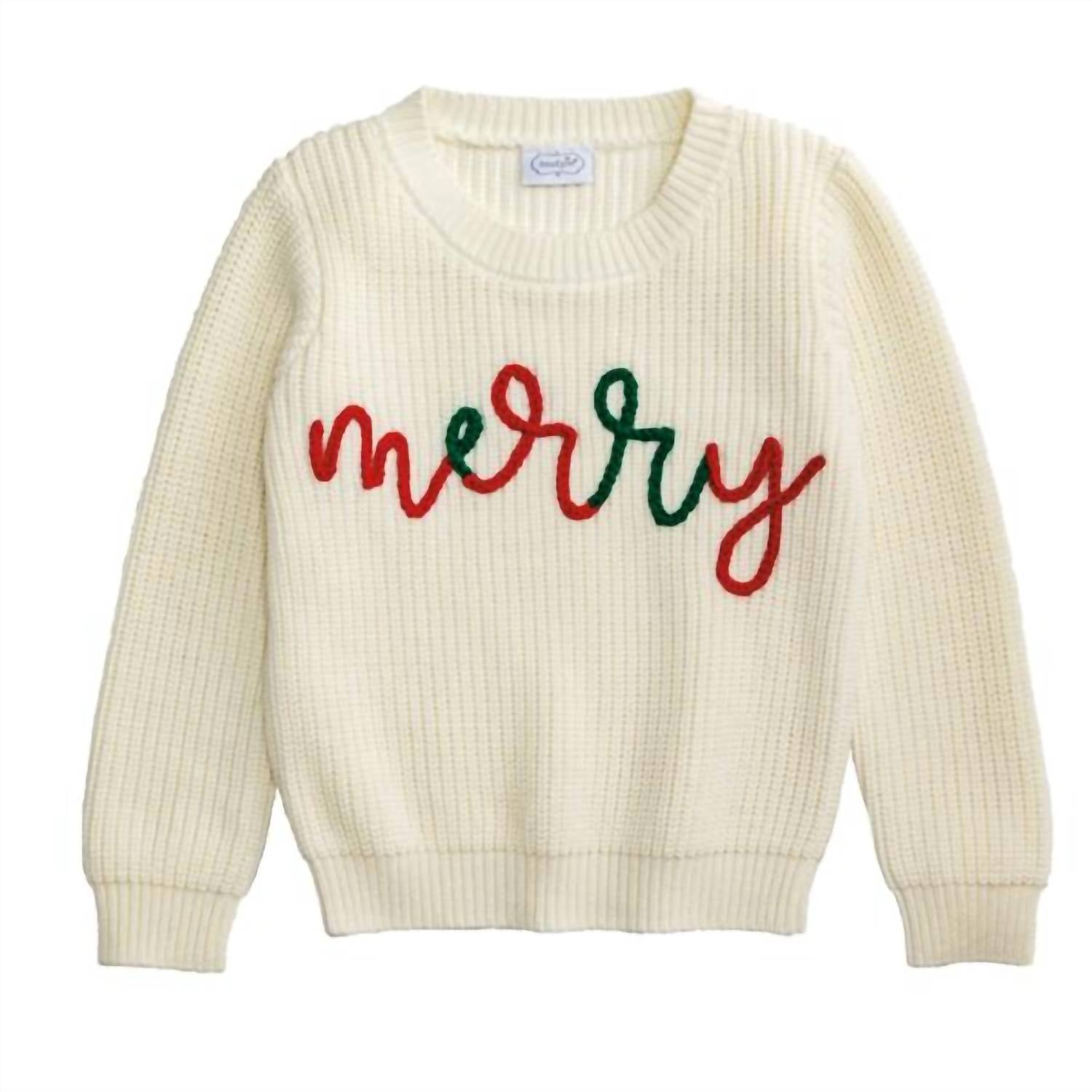Mudpie - Kids Merry Toddler Sweater