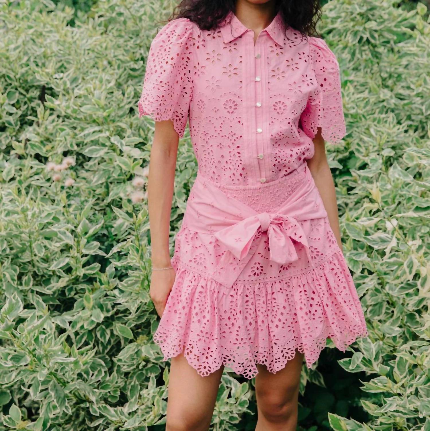 Love The Label - Abigail Eyelet Embroidered Top