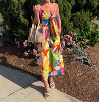 Farm Rio - V-neck Maxi Dress