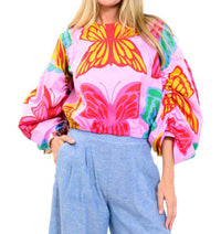 Grace & Bardot - Natalie Puff Sleeves Top