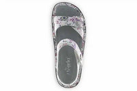 Alegria Women's Leather Sandal in looker white - women's sandal - alternate view