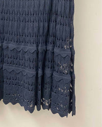 Minnie Rose - Women's Scallop Weave Skirt