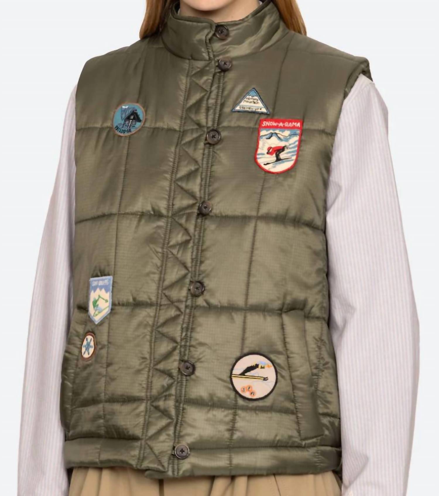 Sea - Eira Quilted Puffer Vest