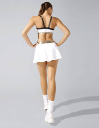 HEROINE SPORT Ace Tennis Skirt in white - women's skirt - detail view