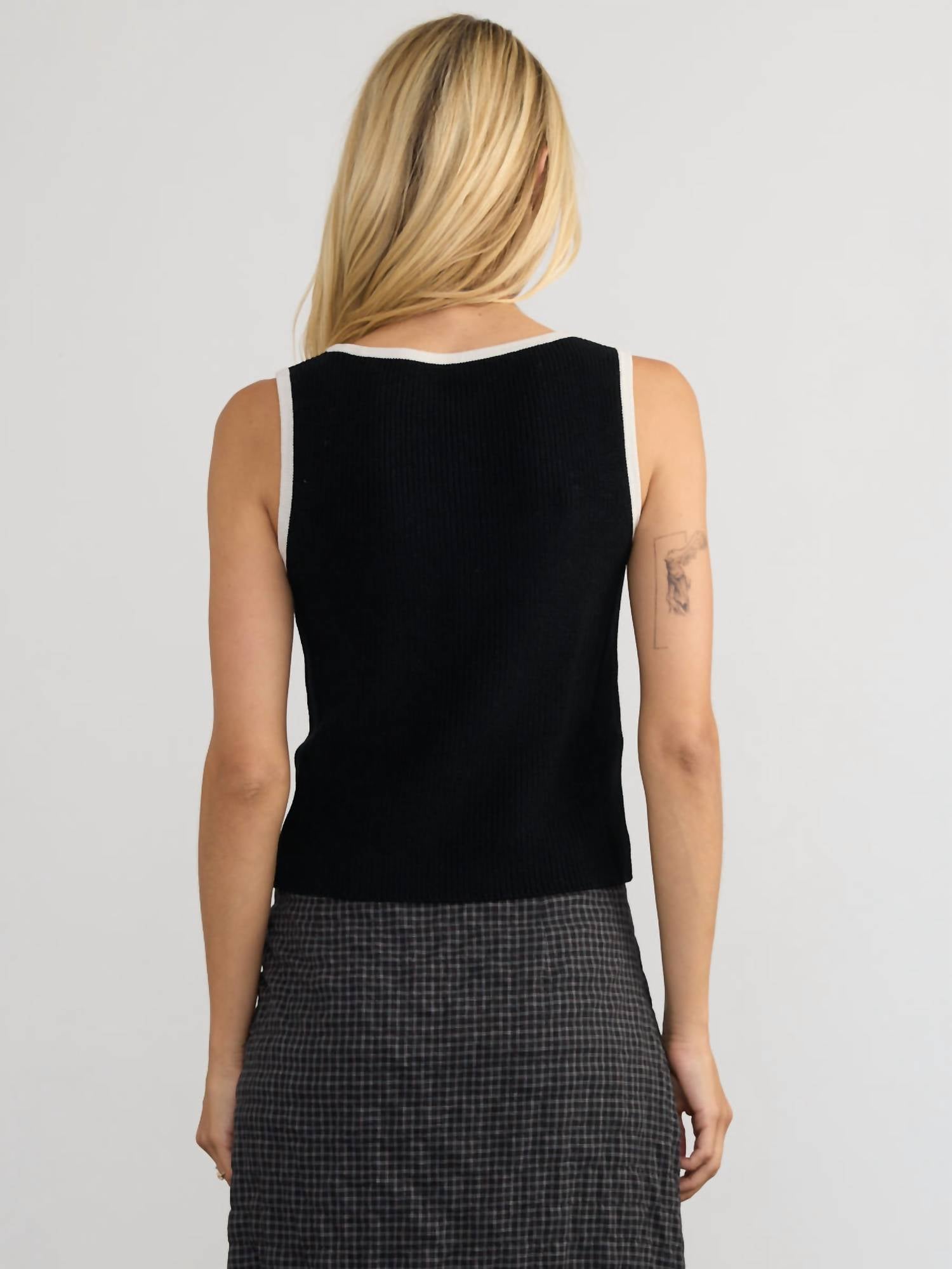 Margaret O'Leary - Ribbed Cotton Tank Top