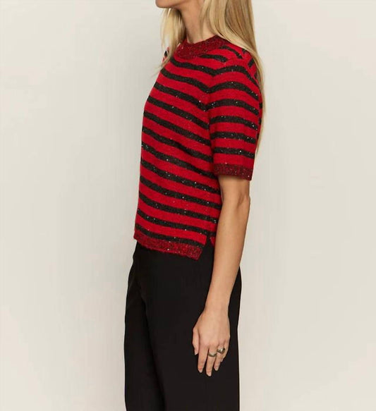 Sanctuary - Short Sleeve Shine Sweater