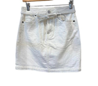 Hidden - Peyton High Rise Tie Mini Skirt