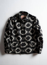 Iron & Resin Yumani Jacquard Pattern Shirt in black - women's shirt - view 4