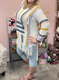 Jadyk - Boho Getaway Island Knit Swimsuit Cover up
