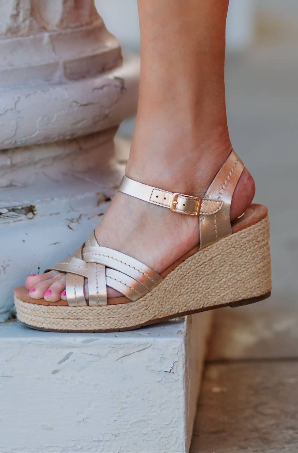 Clarks - Women's Sabina Strap Wedges