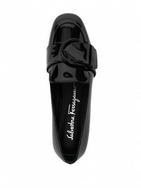 Salvatore Ferragamo - Women's Buckle-detail Leather Loafers