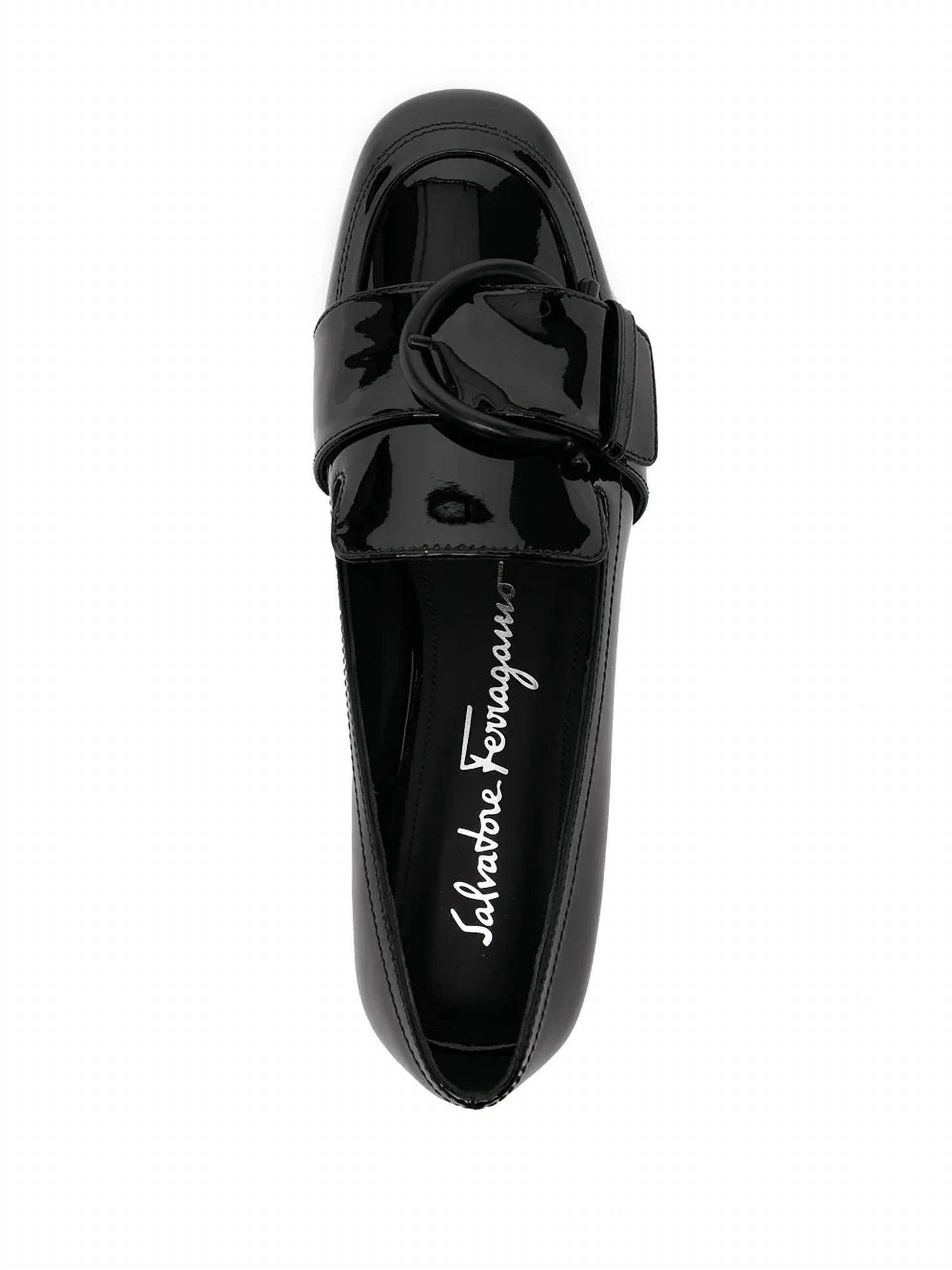 Salvatore Ferragamo - Women's Buckle-detail Leather Loafers