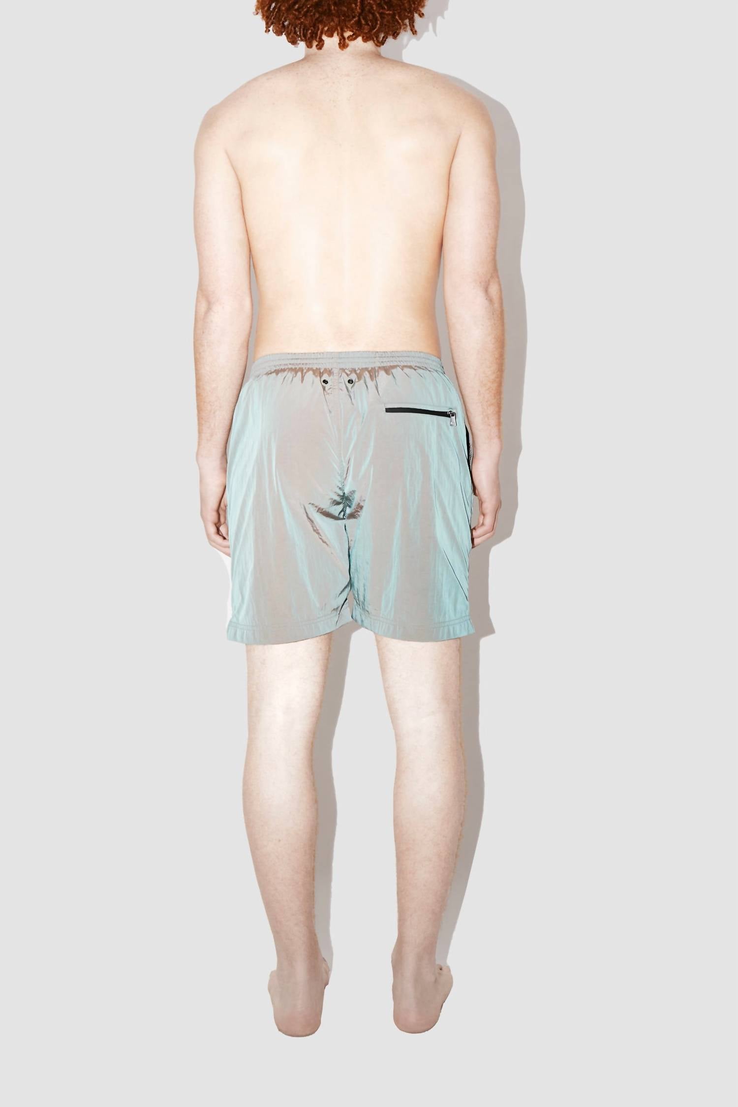 True Tribe Neat Steve Classic Swim Shorts in moon royal - men's swimwear - alternate view