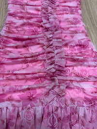 Katie J Nyc - Kids Tween Bobbi Mesh Ruffle Dress