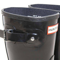 HUNTER Women's Original Short Gloss Rain Boots in black - women's shoe - view 6