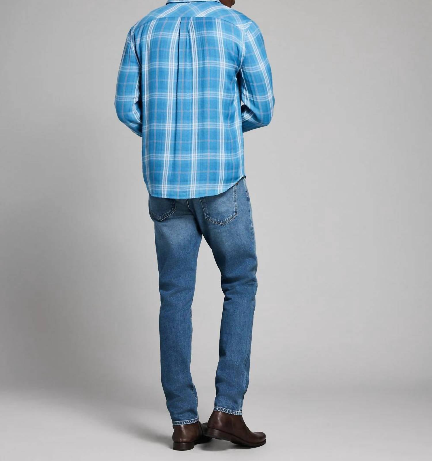 Billy Reid - Double Face Plaid Cypress Shirt