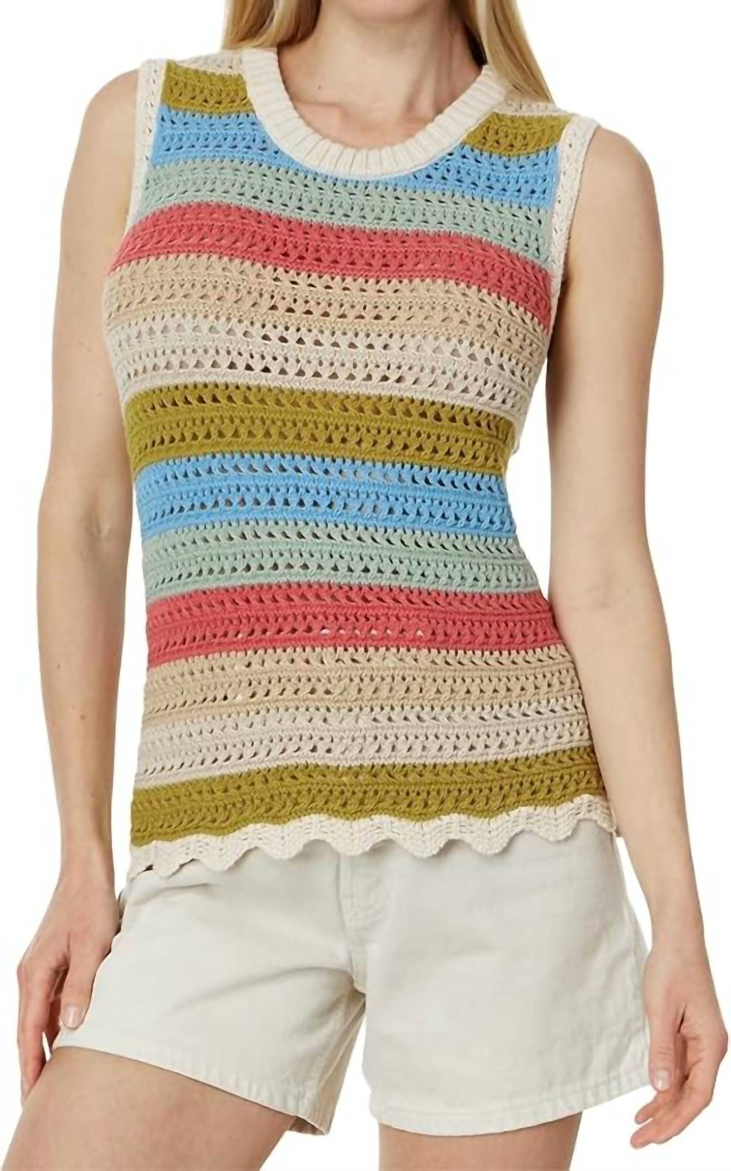 Pendleton - Stripe Sweater Tank Top