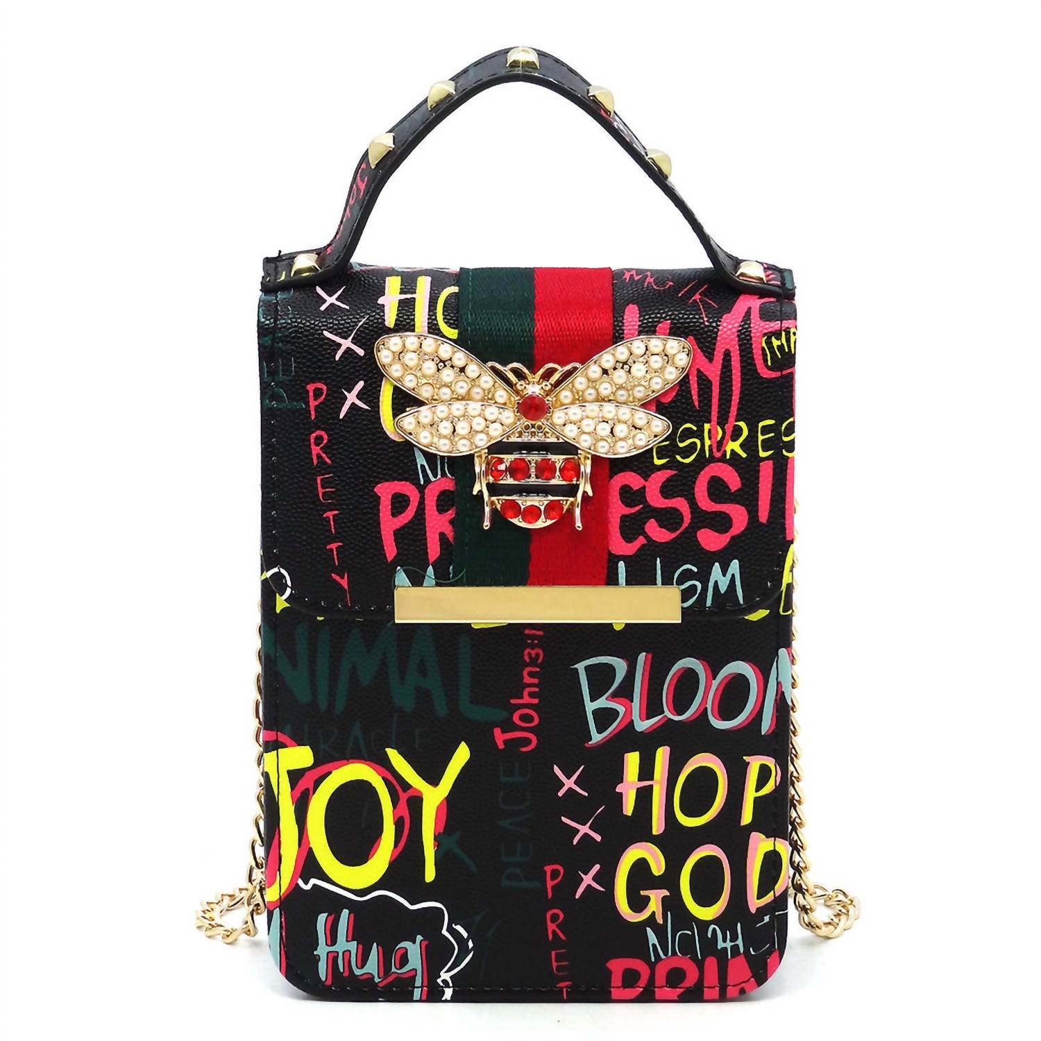 ALBA HANDBAG Women's Queen Bee Mini Bag in black - women's bag