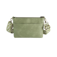 Handbag Factory Corp - Boxy Rectangular Guitar Strap Crossbody Bag