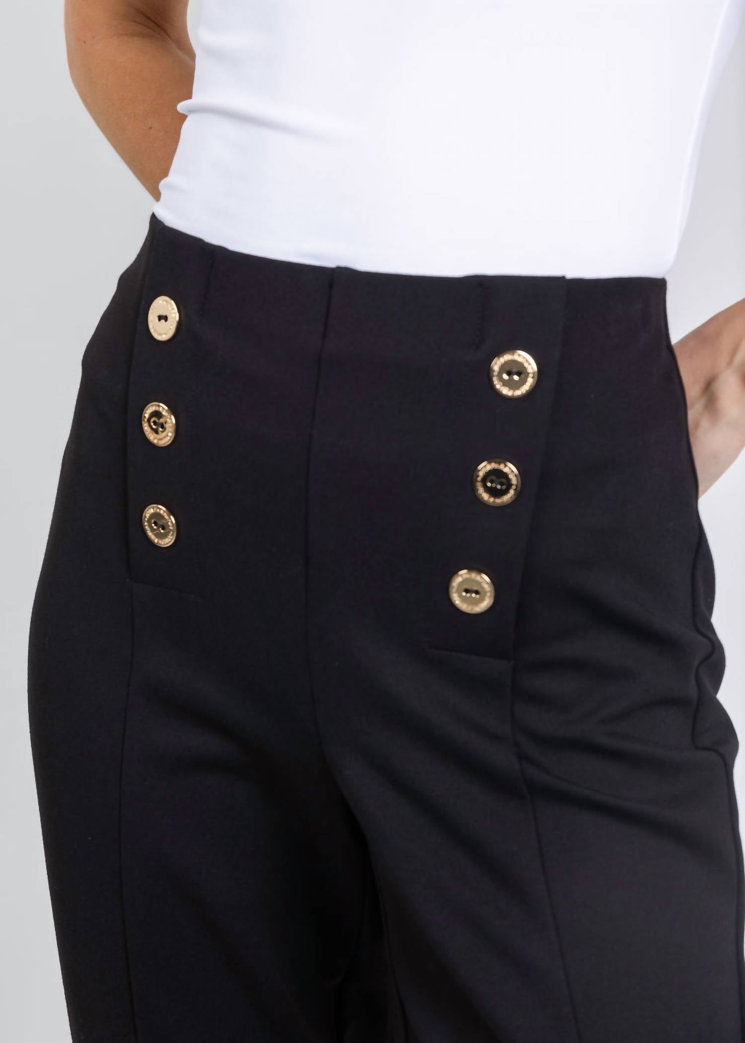Joseph Ribkoff - Heavy Knit Flared Pull On Pants