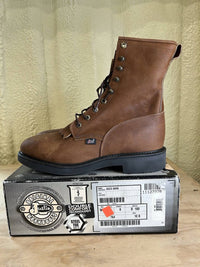 Justin - Men's Round Steel Toe Work Boot