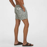 Southern Shirt Company - Mid-Rise Print Swim Trunks