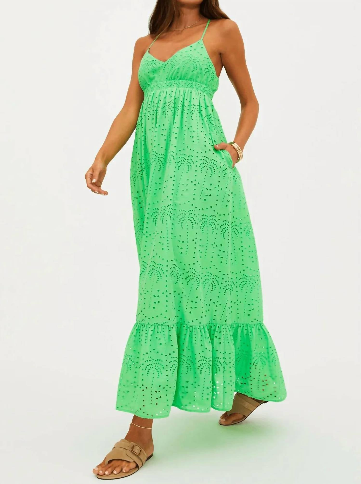 Beach Riot - Ruthie Cotton Voile Maxi Sundress