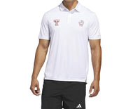 adidas Men's Texas Tech Red Raiders Coach Sportswear Polo in white - men's t-shirt