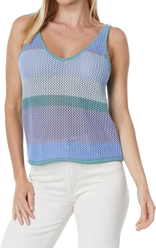 Lonnie Color Block Sweater Tank