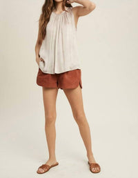Wishlist - Satin Sleeveless Top
