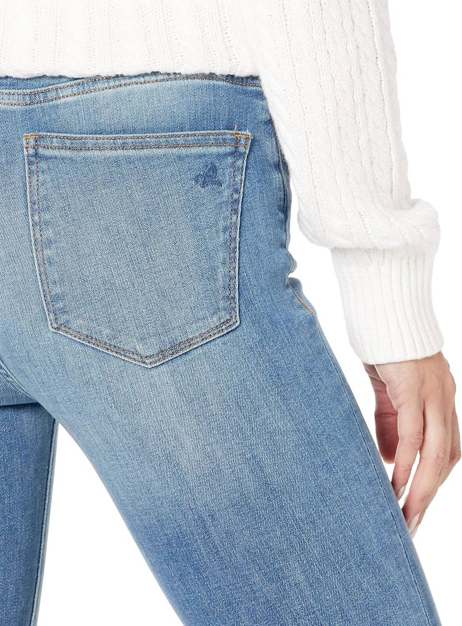 DL1961 - Women's Bridget Cropped High Rise Boot Jeans in zuma - women's jeans - view 4