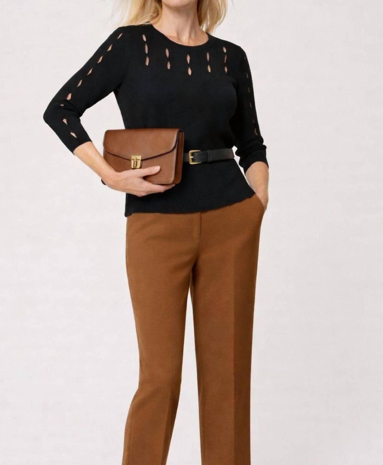 J'Envie/Eli - Caserta Cut-out Top