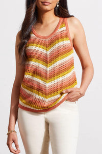 Tribal - Crew Neck Racer Back Sweater